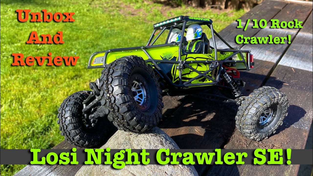 1/10 Night Crawler SE 4WD Rock Crawler Brushed RTR, BlueBLUE