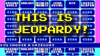 Lets have some TV game show fun! - Jeopardy for DOS (1987)
This is the original Jeopardy! game for DOS. I used to play this a ton back in the day - especially because it wasnt copy protected LOL. Lets check it out!
If you like my channel, consider checking out my Discord! https://discord.gg/NgdTc7shT7
If you want to support the channel, feel free to check out my Patreon - patreon.com/StusGameReviews Lets have some TV game show fun! - Jeopardy for DOS (1987)