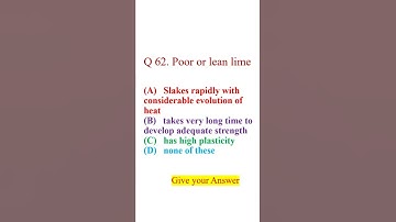 Poor or lean lime  \\ civil engineering \\ TYpes of lime #shorts #BMC #lime #Civil