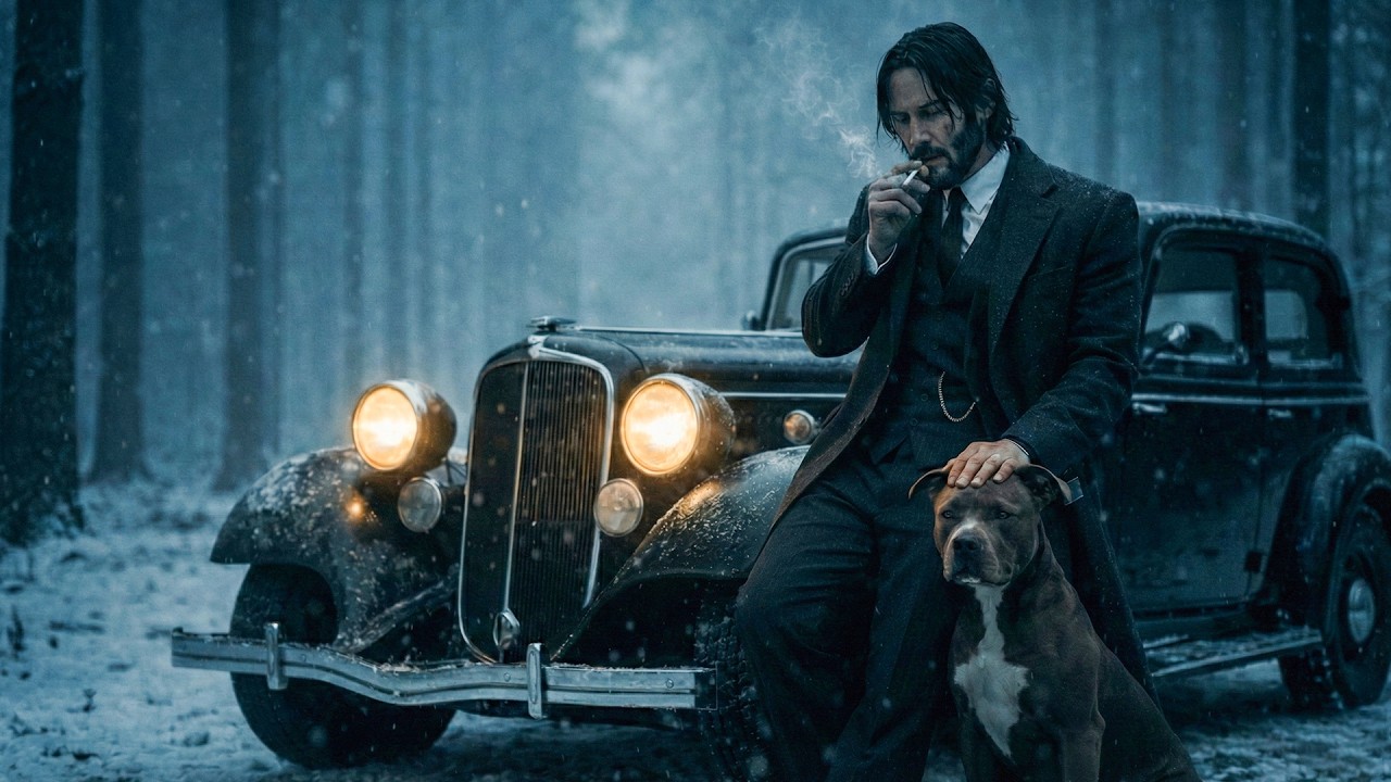 Dark Blues for the Man Who Walks Alone in Winter | Gentleman Dark Blues Music