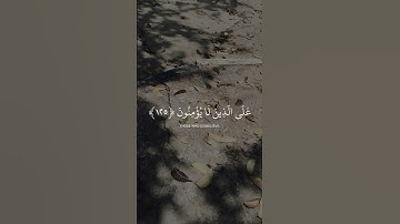 تلاوة خاشعة مع الشيخ سعد الغامدي