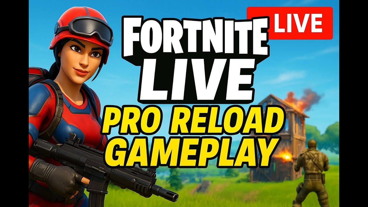 Fortnite Live with Viewers | Pro Reload Gameplay & Wins! - YouTube