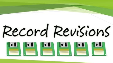 WFA Quick Tips #6 Record Revisions