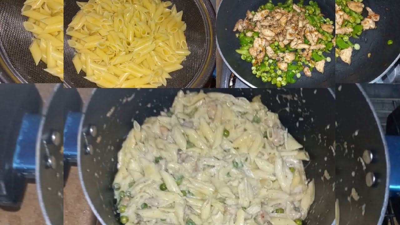Penne Pasta Recipe White sauce Pasta Chicken White Sauce Pasta