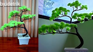 Beautiful Bonsai Ornamental Plant Creative Ideas from plastic bags || DIY Plastic Bag Bonsai Plants