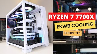 PAKAI COOLING INI. PASTI ADEM!!! SHORT TEST RYZEN 7 7700X + EKWB