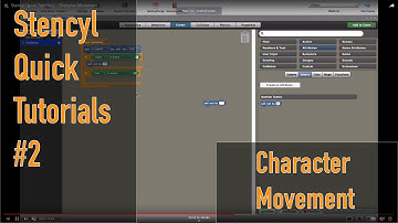 Stencyl Quick Tutorial 2 - Character Movement