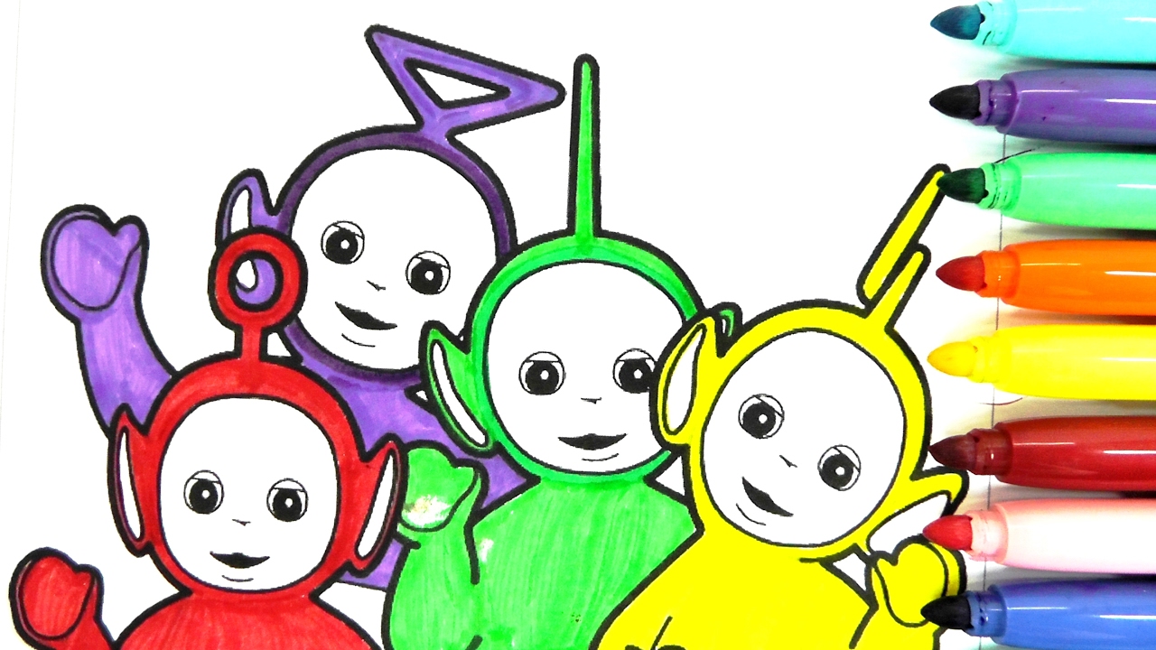 ROTULADORES MÁGICOS DE LOS TELETUBBIES CON DIBUJOS SORPRESA. Teletubbies  color wonder/ DIVER+ - thptnganamst.edu.vn