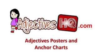 Adjectives HQ: Adjective Posters and Anchor Charts