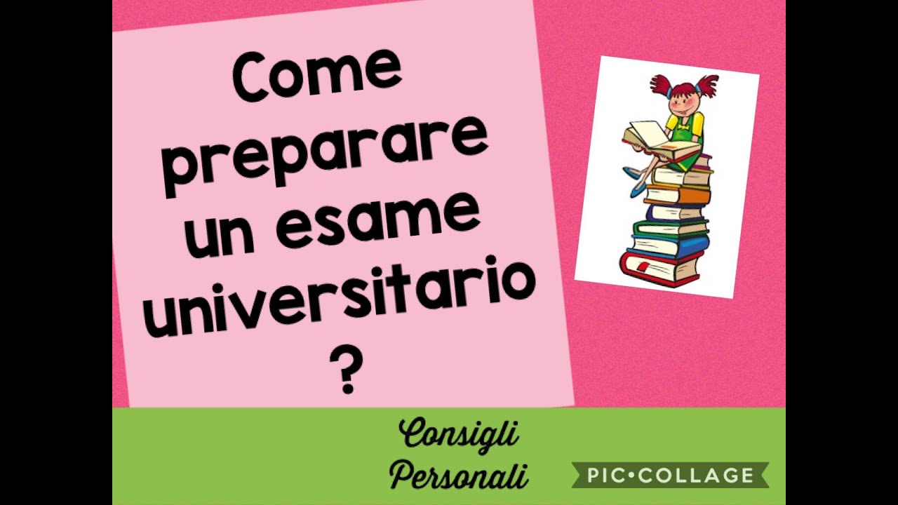 Come preparare un esame universitario? Consigli personali🤗📚 - YouTube