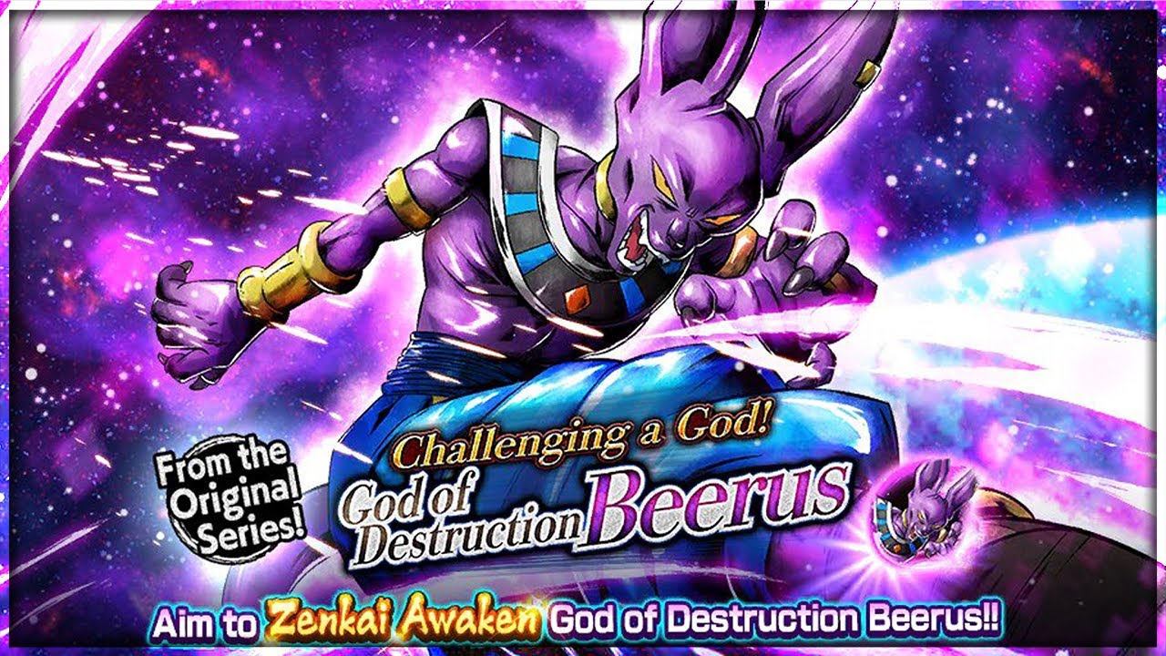 Dragon Ball Legends - Challenging a God! God of Destruction Beerus Event (iOS 1440p)