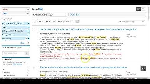 Demo: Overview Nexis Uni (Fall 2017)