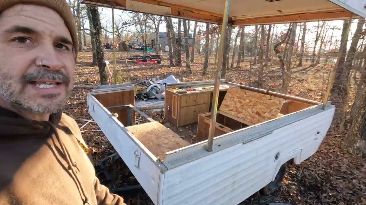 DISASSEMBLING My Pop Up Camper to Build a DREAM Camping Rig!