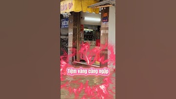 Tiệm vàng mà cũng ngập chợ Bình Thủy Cần Thơ mùa nước nổi #chợbìnhthủy