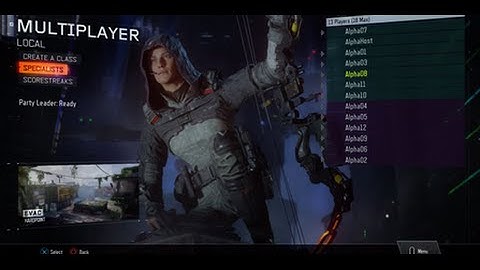 Call Of Duty Black Ops 3 OFFICIAL MULTIPLAYER MAIN MENU SCREEN!!!! LOOKS CLEAN & NICE