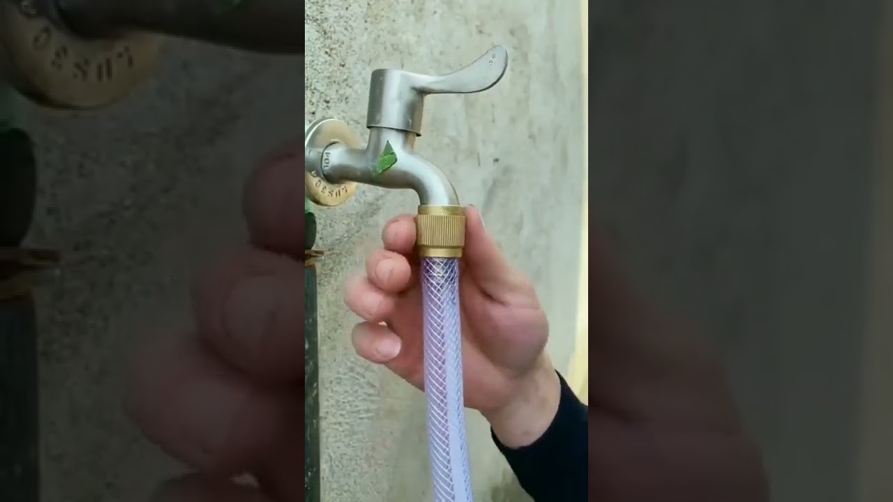 Turn your regular garden hose into a high pressure power washer! YouTube
