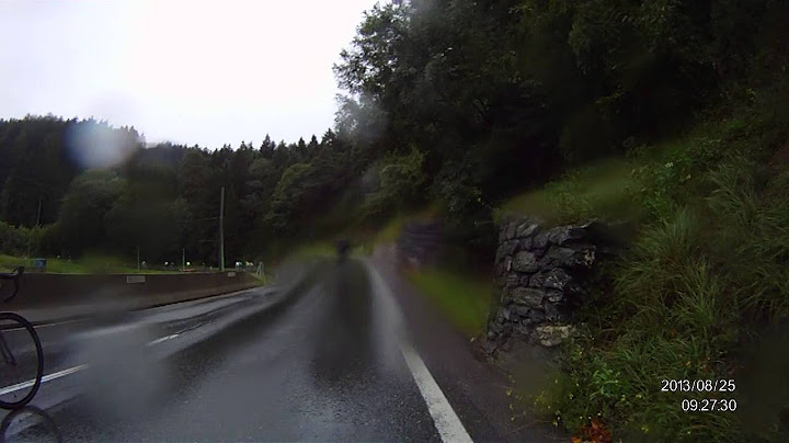 Ötztaler Radmarathon 2013 Innnsbruck richtung Schanze im Regen