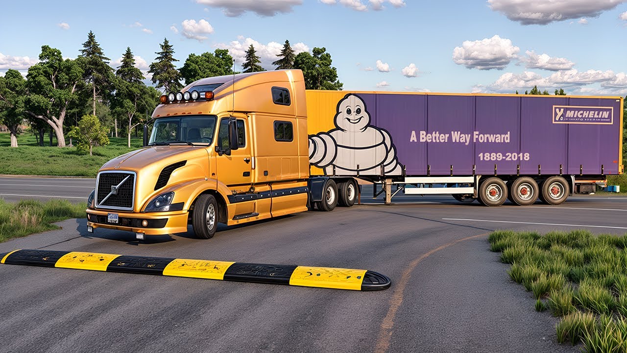 Trucks vs Speed Bumps #13 | BeamNG Drive | BNG-SpeedBump 🚧