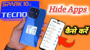 Tecno Spark 10C app hide kaise kare | Tecno Spark 10C hide apps | how to hide app in Tecno Spark 10C