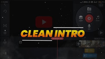 How to Create a clean youtube intro in kinemaster - in 1 click - 2021