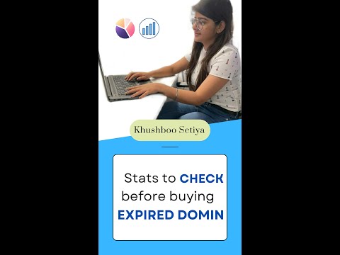 Stats to check before buying expired domains #shorts #domain