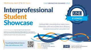 CAIEP to host 2026 Spring Interprofessional Student Showcase
