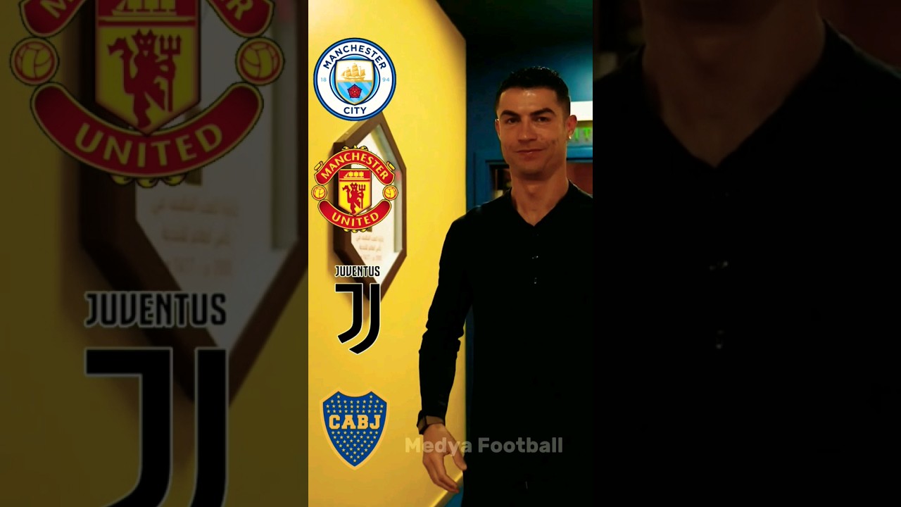 Famous Footballers How Many Clubs They Played (Di Maria Pogba Ronaldo Tevez) #football