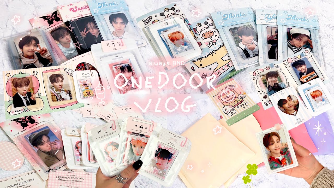 [ 원도어 Vlog ] 몽글몽글 해지는 기억조작｡𖦹°‧⭑.ᐟ | 보이넥스트도어 • 보넥도 • 포카포장 •  포장계 • 원도어 브이로그 • 덕질 브이로그 |