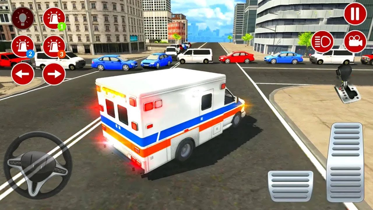 Video para criançinhas - Jogo de ambulância desenho - Jogos de carros ...