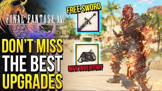 Final Fantasy 16 - Best Free WEAPONS Early &amp; Upgrades You Don&#39;t Want To Miss (FF16 Tips &amp; Tricks)