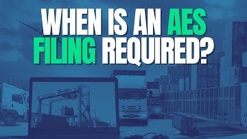 When Is an AES Filing Required?