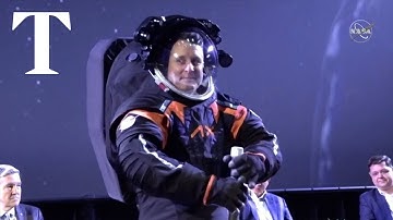 Nasa unveils spacesuits for the Artemis III launch