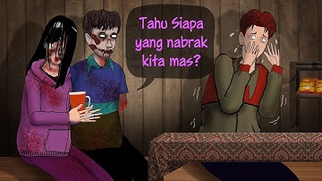 Korban Kecelakaan di Warkop Mbok Darmini #HORORMISTERI | Kartun Hantu, Animasi Horror