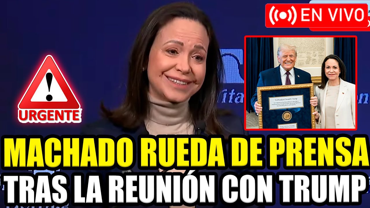 🔴URGENTE CORINA MACHADO EN VIVO RUEDA DE PRENSA TRAS LA REUNIÓN CON TRUMP | FRAN FIJAP