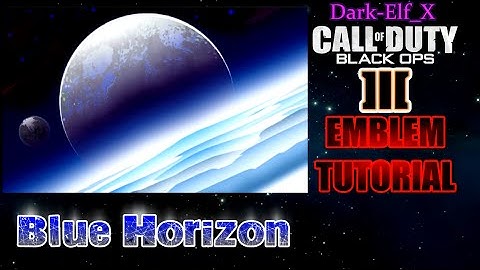 Black Ops 3 Emblem - Blue Horizon (Space)