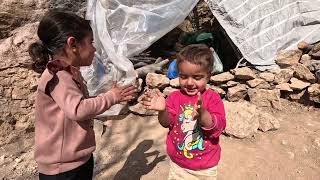 "Journey of forced mother and two daughters to the village: meeting the old woman for Gargari"