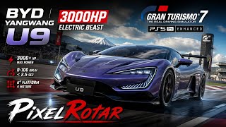 BYD Yangwang U9 — 3000HP ЕЛЕКТРО-МОНСТР у Gran Turismo 7 (PS5 Pro Gameplay)