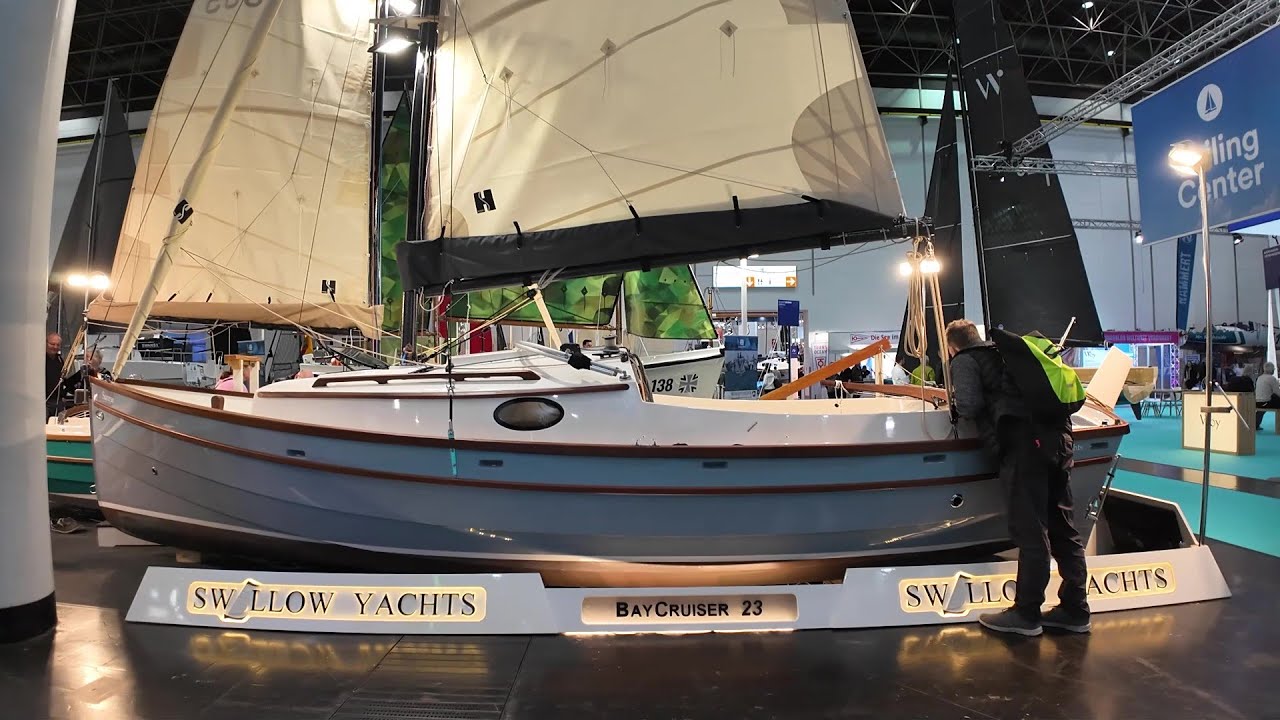 ⁣Small Amazing sailing boat 2026 by SWALLOW YACHTS Bay Cruiser 23