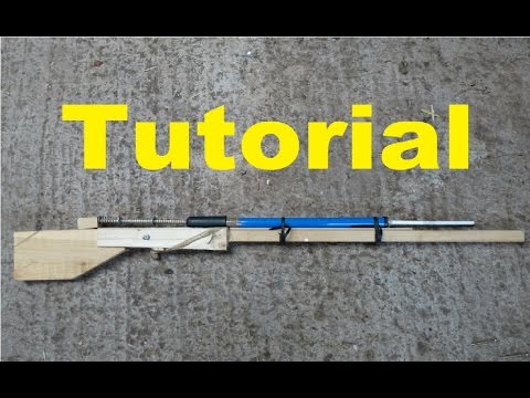 Tutorial: Como fazer uma pistola de esferas caseira - Potente e simples