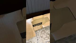 Away Bigger Carryon Unboxing 🧳🤎✈️ #travel #carryonluggage #awayluggage #luggage