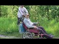 Инвалидная коляска "вездеход" для любителей природы. Самодельная моторизация.