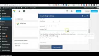 Google Map Settings In Homestate Wp