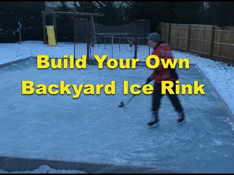 How To Build Your Own Backyard Ice Rink