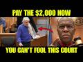 Judge Simpson DESTROYS Sovereign Citizen Excuses After $2,000 Rent Demand Erupts in Court!