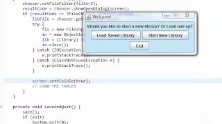 Java: Extended Simple Library System With GUI (Part 42)