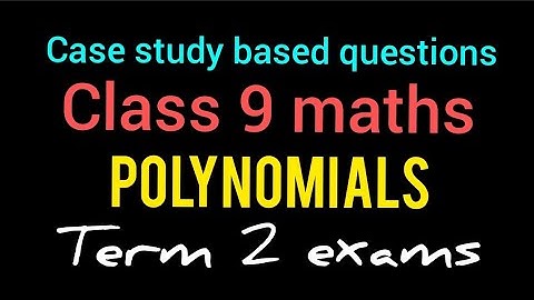 Case based question | Polynomials | Class 9 maths | Factor Theorem | Term II Exams CBSE board