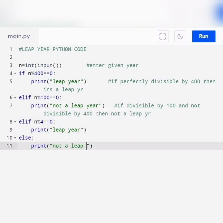 Leap year code || Day 7 || Python || #accenturecoding @placementprep ...
