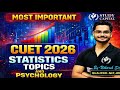 Most Important Statistics Topics for CUET PG 2026 Psychology 📊🔥
