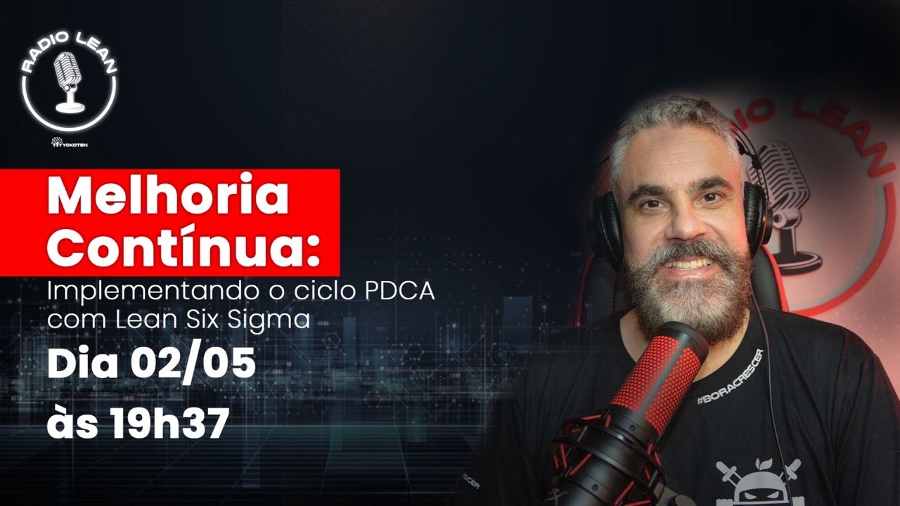 Podcast Radio Lean - 2T EP04: Ciclo PDCA e Lean Six Sigma