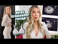 FIRST TRIMESTER RECAP (shocking symptoms, cravings, baby bump!) | leighannsays